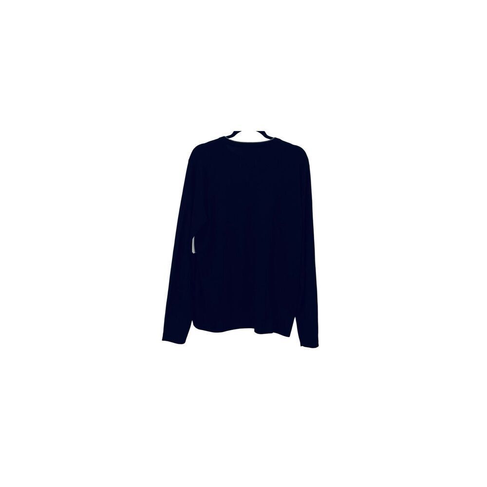 Bruno Magli Black Merino Wool Gray Crew Neck Lightweight Knit Sweater NWT Gray